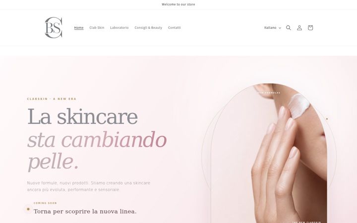 Screenshot of clabskin.com