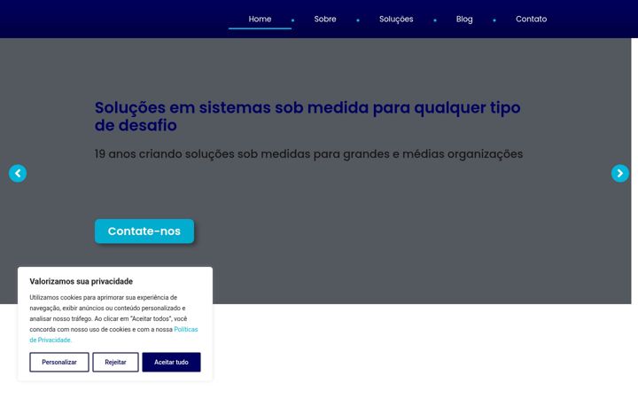 Screenshot van clacsolucoes.com.br