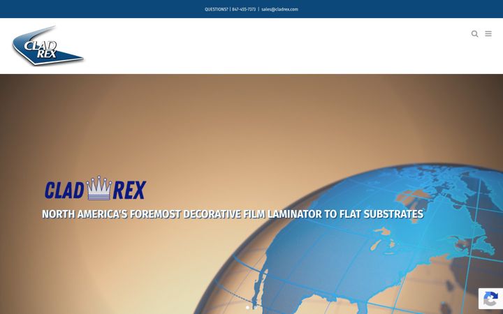 Screenshot of cladrex.com
