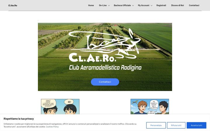 Screenshot of claero.it