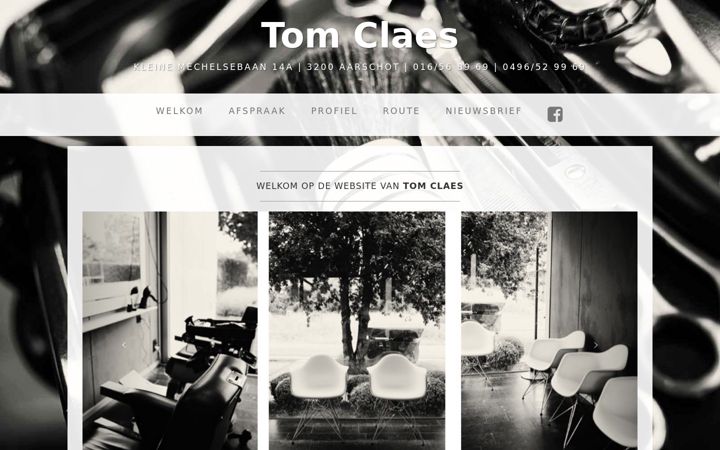 Screenshot of claestom.be