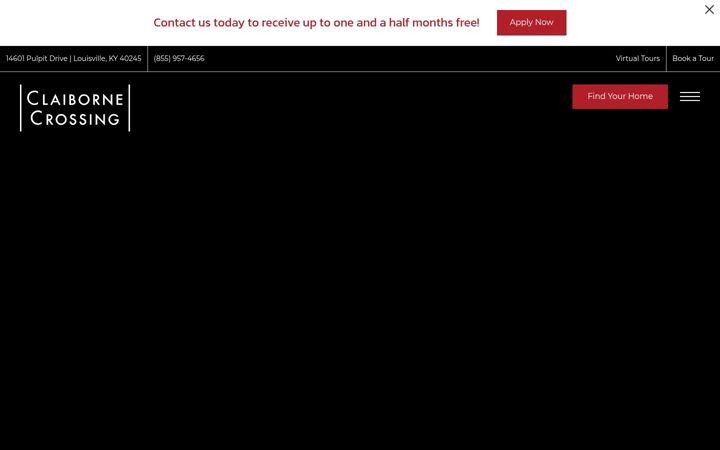 Screenshot of claibornecrossing.com