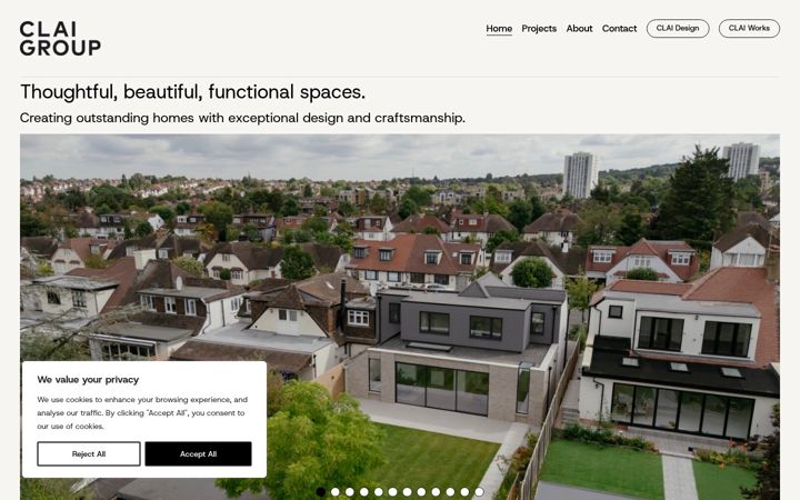 Screenshot of claigroup.co.uk