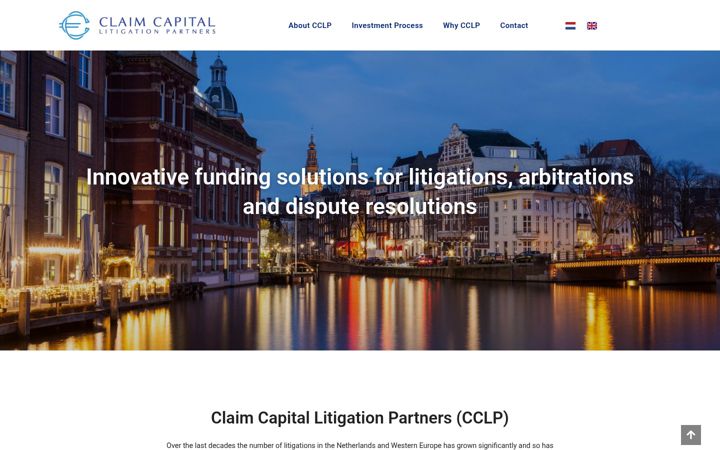 Screenshot of claimcapital.partners