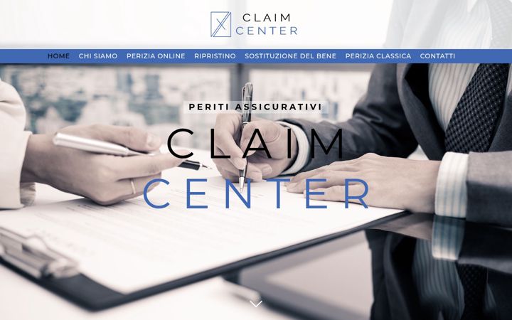 Screenshot of claimcenter.it