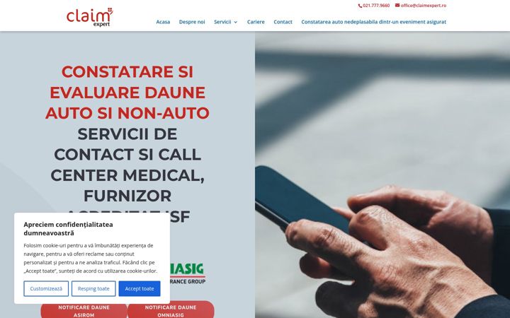 Zrzut ekranu claimexpert.ro