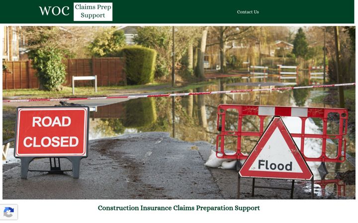 Screenshot of claims-prep-support.services