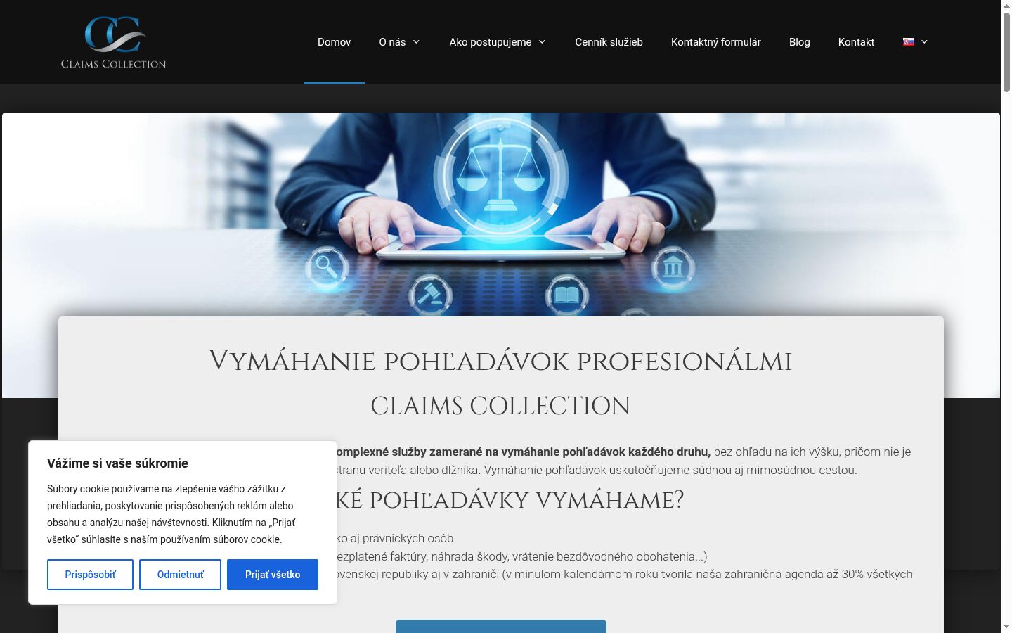 Kuvakaappaus suostumusbannerista, joka näytettiin ennen mitään vuorovaikutusta