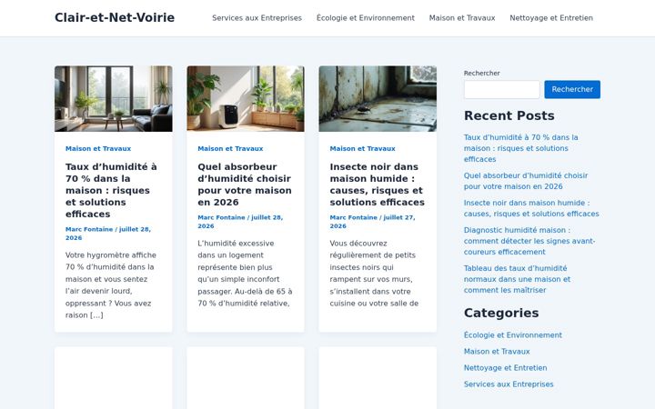 Zrzut ekranu clair-et-net-voirie.fr