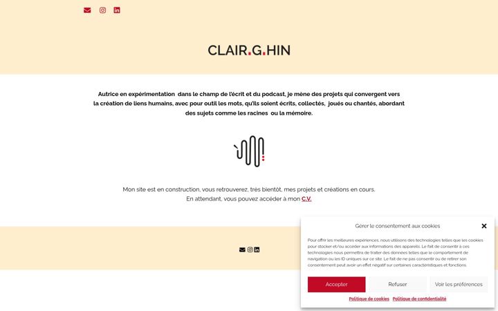Zrzut ekranu clair-g-hin.fr