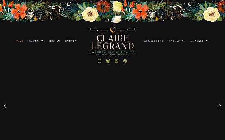 Screenshot of claire-legrand.com