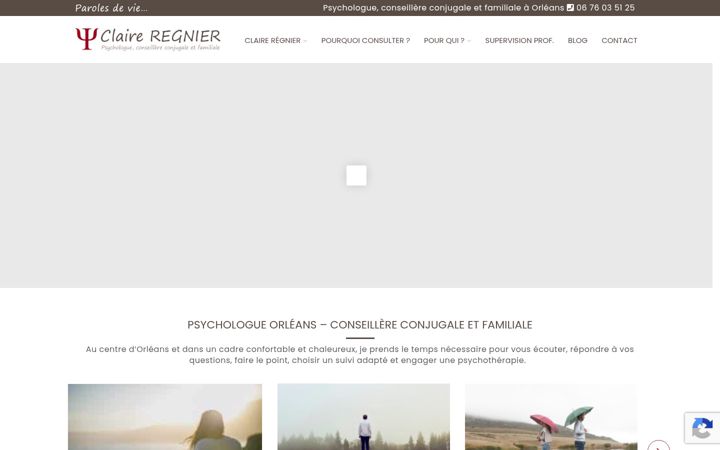 Snímek obrazovky claire-regnier.fr