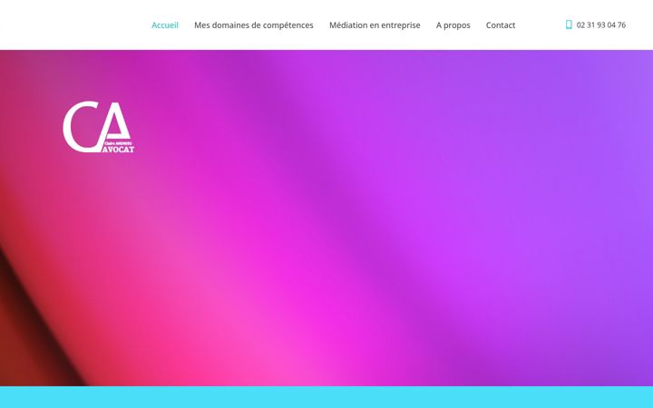 Screenshot of claireandrieu-avocat.fr