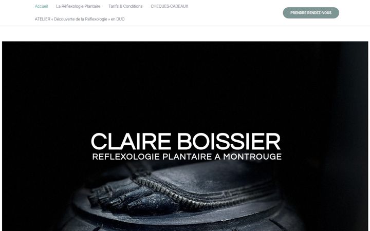 Screenshot of claireboissier.fr