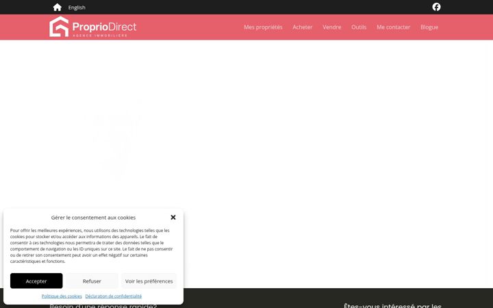Screenshot of clairefillion.com