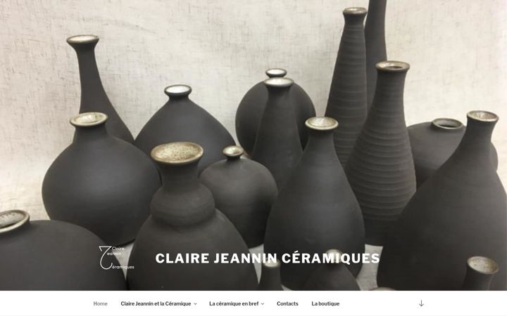 Zrzut ekranu clairejeanninceramiques.fr
