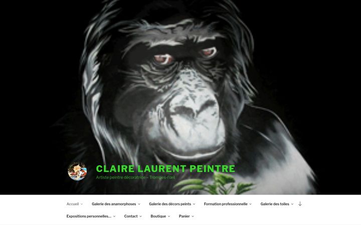 Zrzut ekranu clairelaurentpeintre.fr