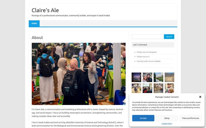 Screenshot of clairesale.com