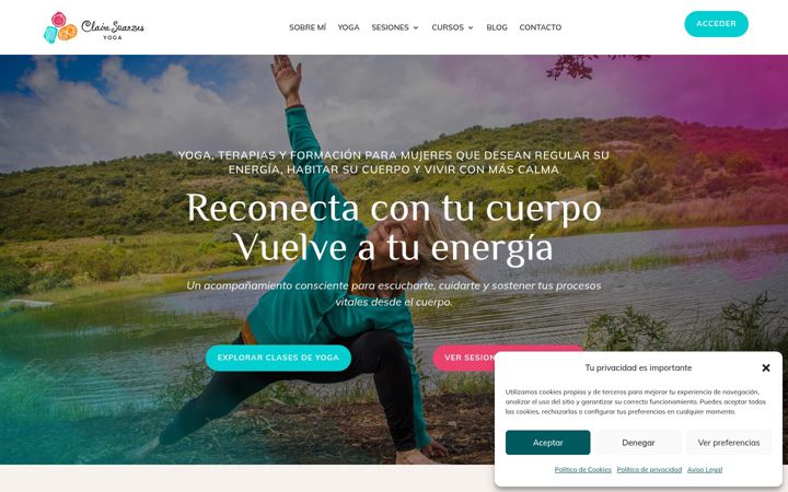 Screenshot of clairesuanzes.com