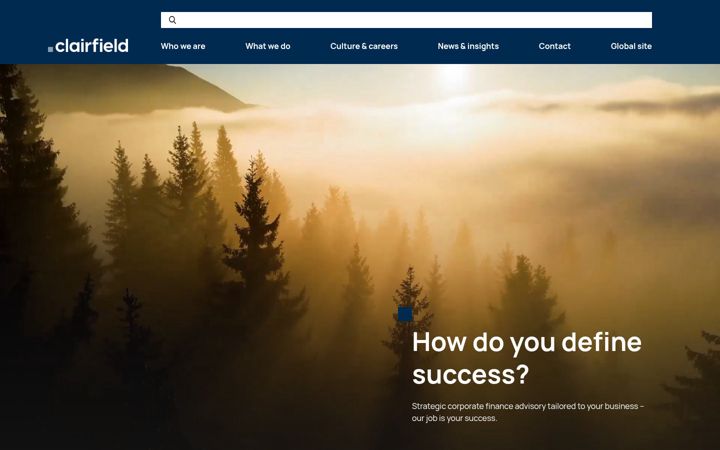 Screenshot of clairfield.co.uk