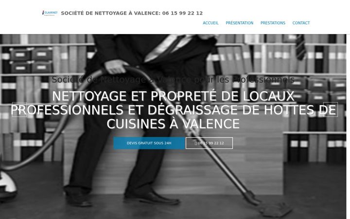 Zrzut ekranu clairnet-valence.fr