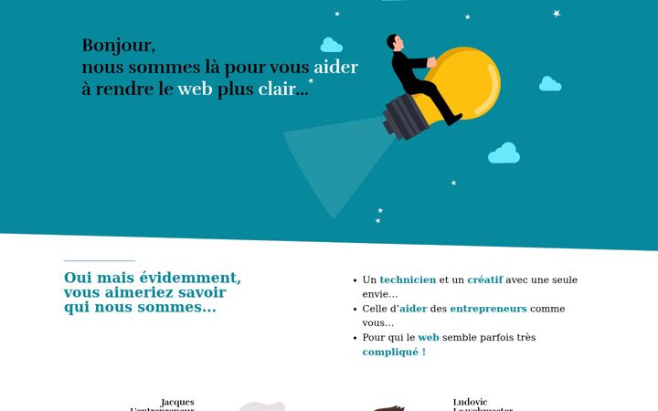 Zrzut ekranu clairweb.fr
