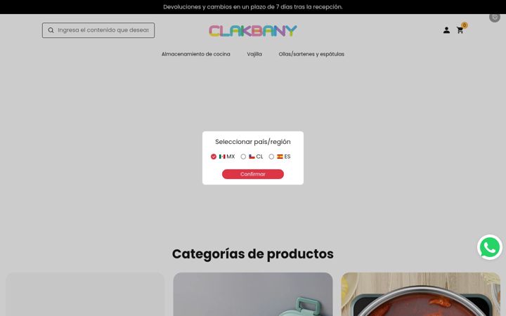 Skjámynd af clakbany.com
