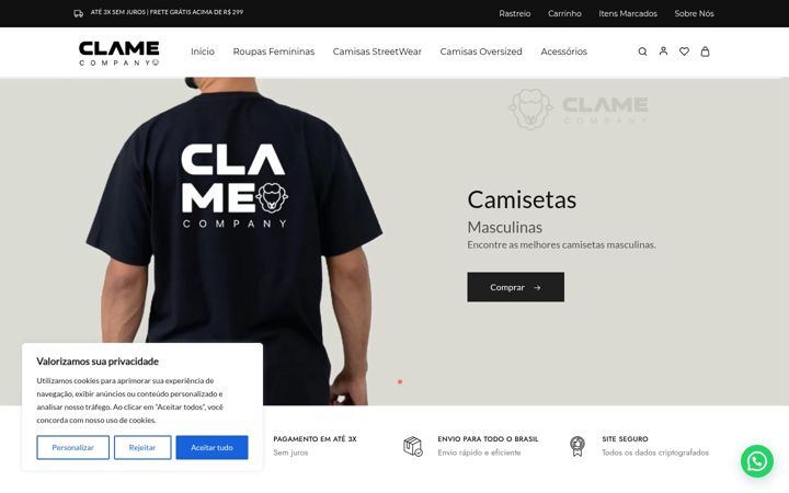 Screenshot van clamecompany.com.br