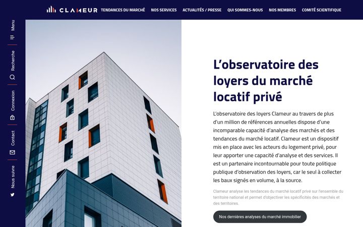 Zrzut ekranu clameur.fr