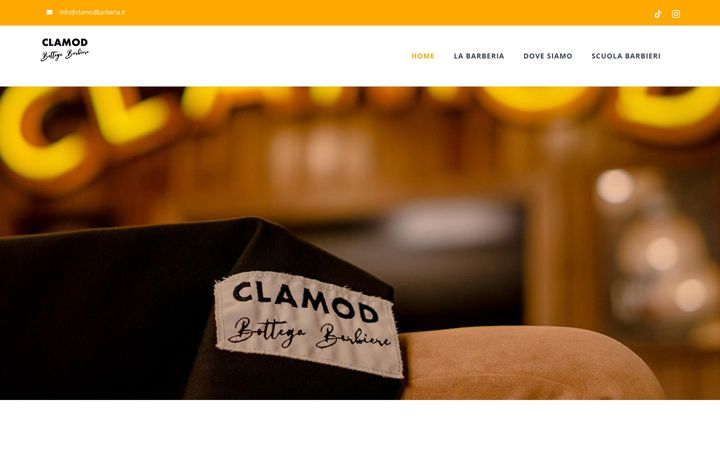 Screenshot of clamodbarberia.it