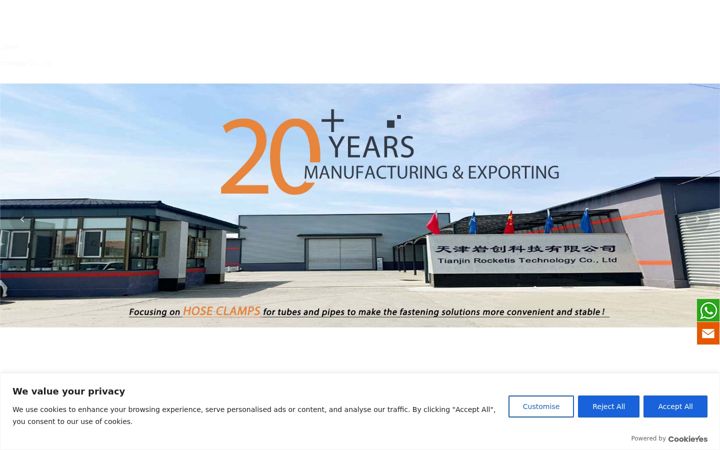 Screenshot of clampfactory.com