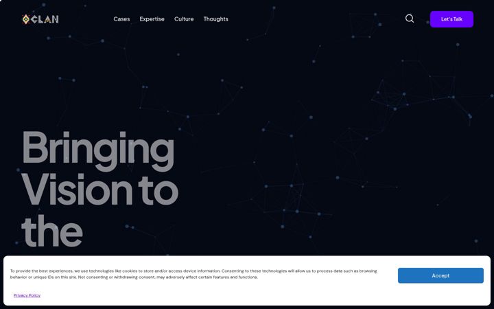 Screenshot of clan.co.ke