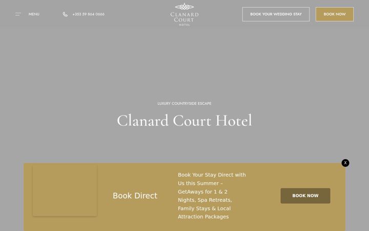 Screenshot of clanardcourt.ie