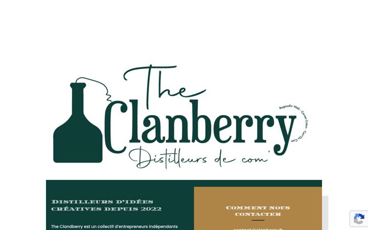 Zrzut ekranu clanberry.fr