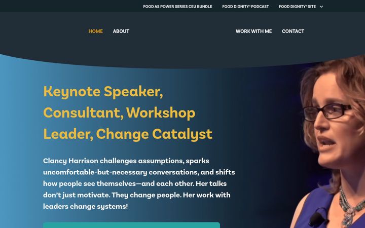 Screenshot of clancyharrison.com