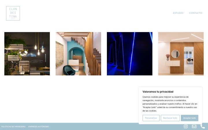 Screenshot of clandestinaestudio.com
