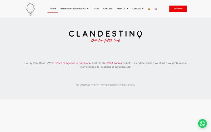 Screenshot of clandestinobdsm.com