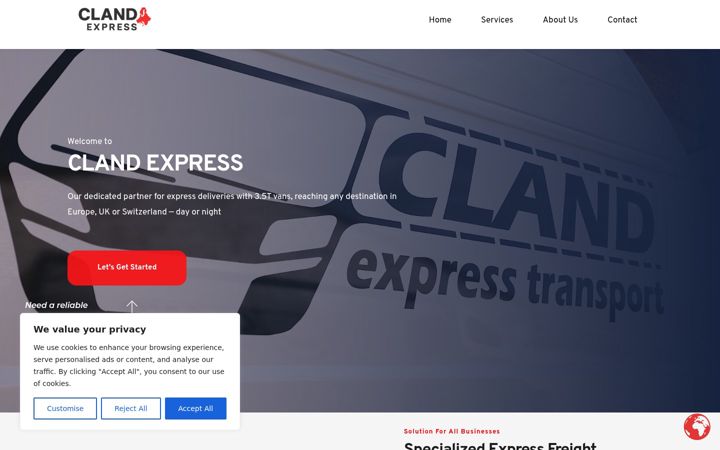 Zrzut ekranu clandexpress.ro