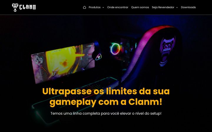Screenshot van clanm.com.br
