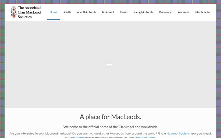 Screenshot van clanmacleod.org