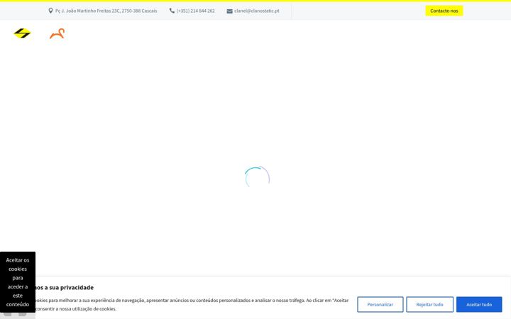 Screenshot of clanostatic.pt