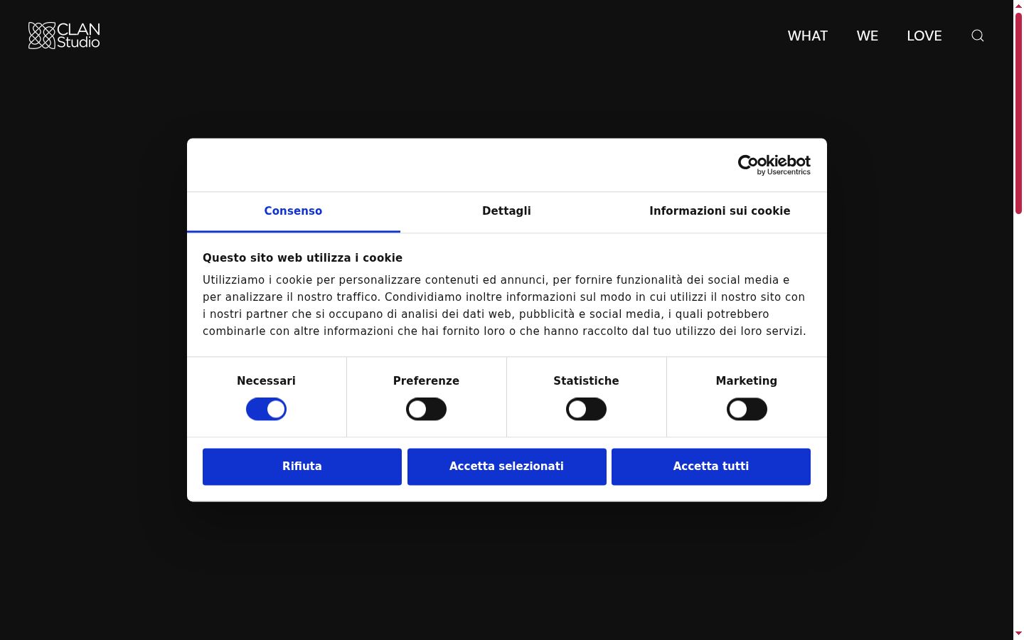 Zrzut ekranu banera zgody wyświetlanego przed jakąkolwiek interakcją