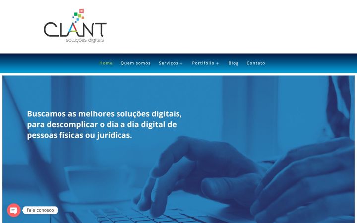 Screenshot van clant.com.br