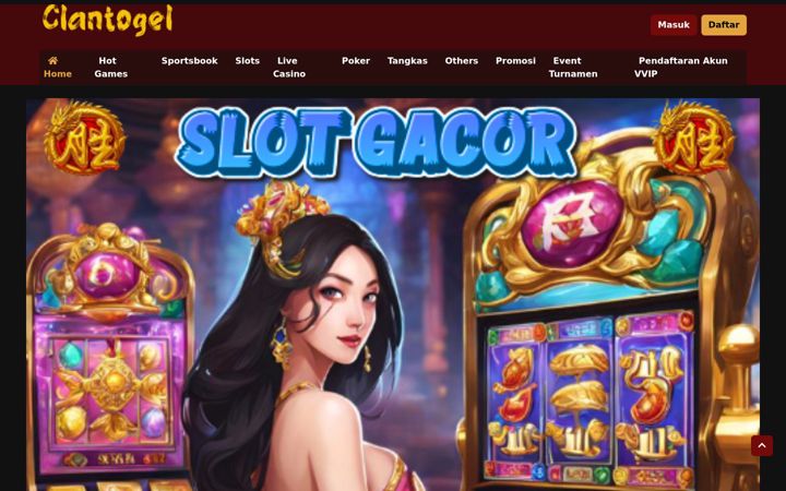 Screenshot of clantogel.com