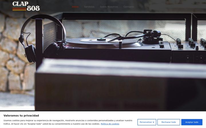 Screenshot of clap808.com
