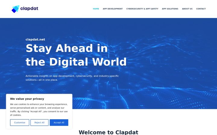 Screenshot di clapdat.net
