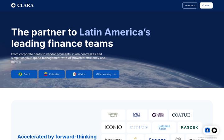 Screenshot of clara.com