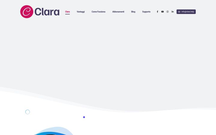 Screenshot of clara.help