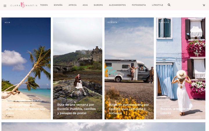 Screenshot of clarabmartin.com