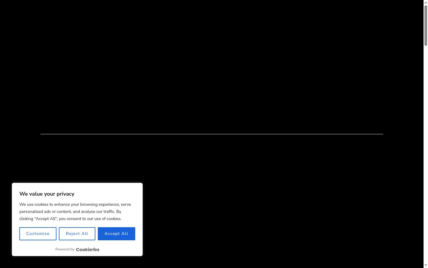 Screenshot tal-banner tal-kunsens muri qabel kwalunkwe interazzjoni